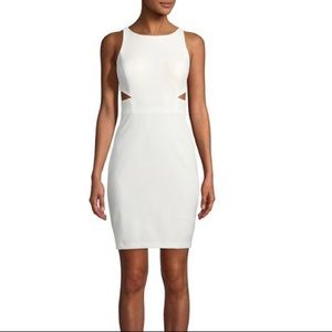 Aidan Mattox Scuba Crepe Cocktail Dress (White 6)